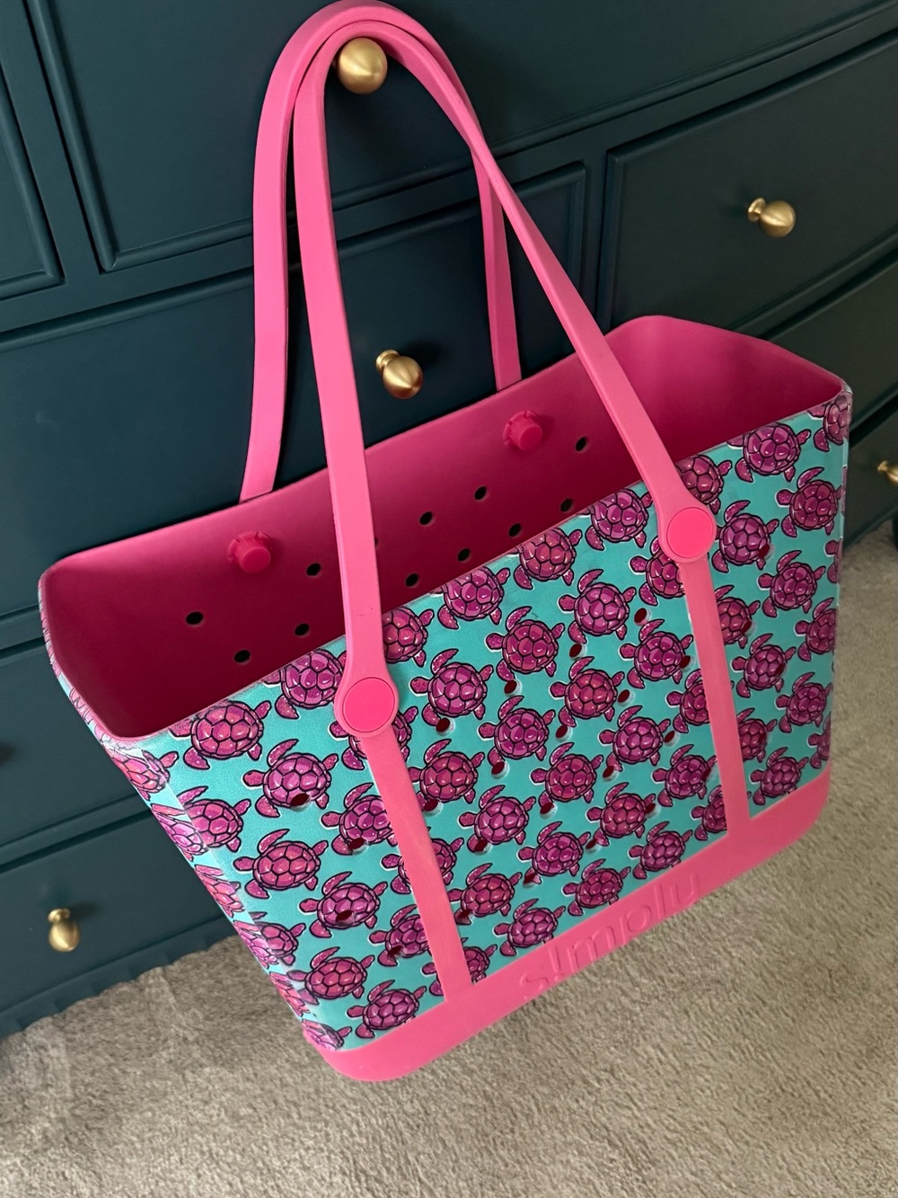 Simply Southern (similar to Bogg) Tote, Family, Beach & Everyday bag. 14x18